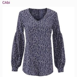 💓Cabi Love Balloon Sleeve Blouse